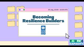 Youth4Capacity UNDP Rome Centre Becoming Resilience Builders