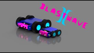 Blastwave II Antweight Battlebot CAD Overview