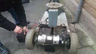 Scootmobiel Motor testing 12 Volt