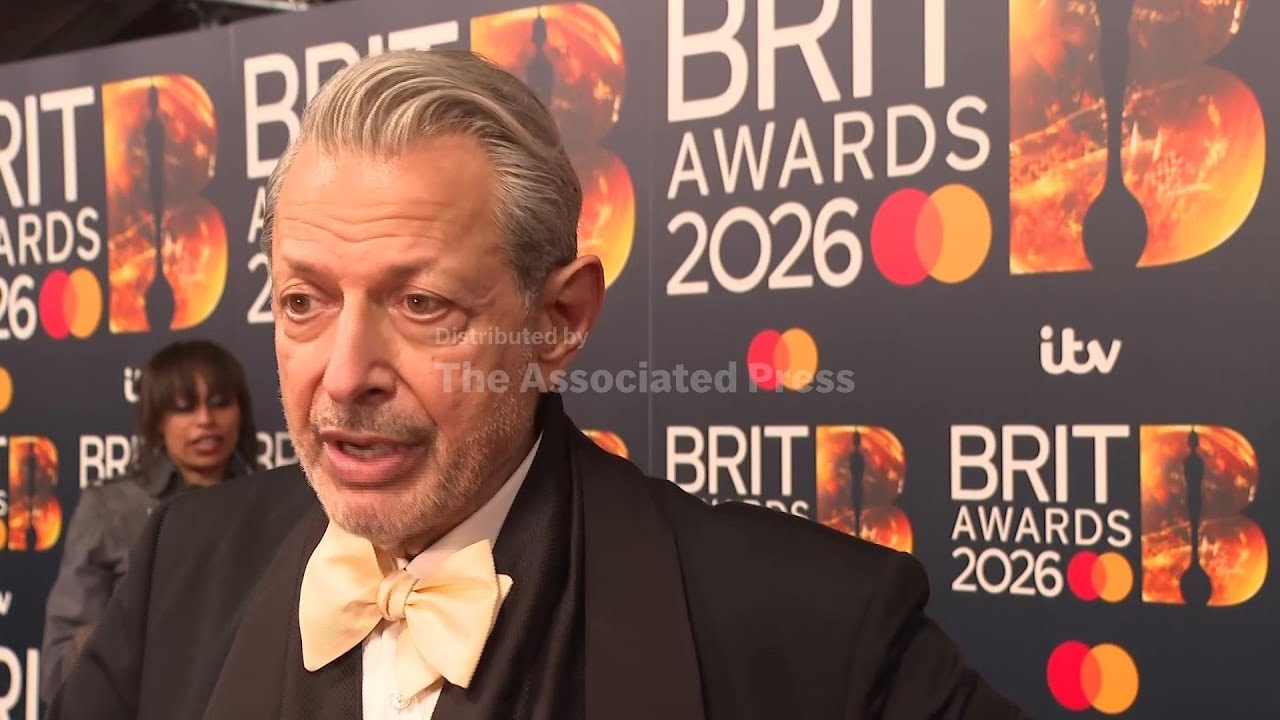 Jeff Goldblum joins BRIT Award nominees including Jade, Wet Leg and CMAT, on red carpet ahead of cer