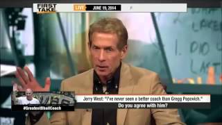 Gregg Popovich The Greatest Coach ESPN First Take