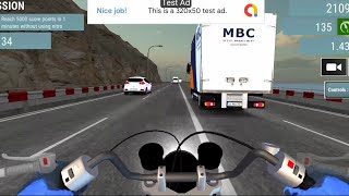 Bike Racing Real! Traffic Highway Rider | Motobike Racing gameplay Andriod Video#15. #Gamessrchannel screenshot 3