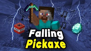 🔴 Minecraft Falling Pickaxe #shorts