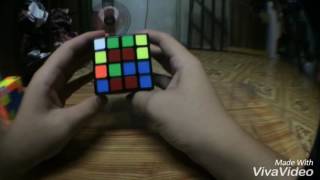 Cách giải tâm 4x4 . Half center ( Yau Method )