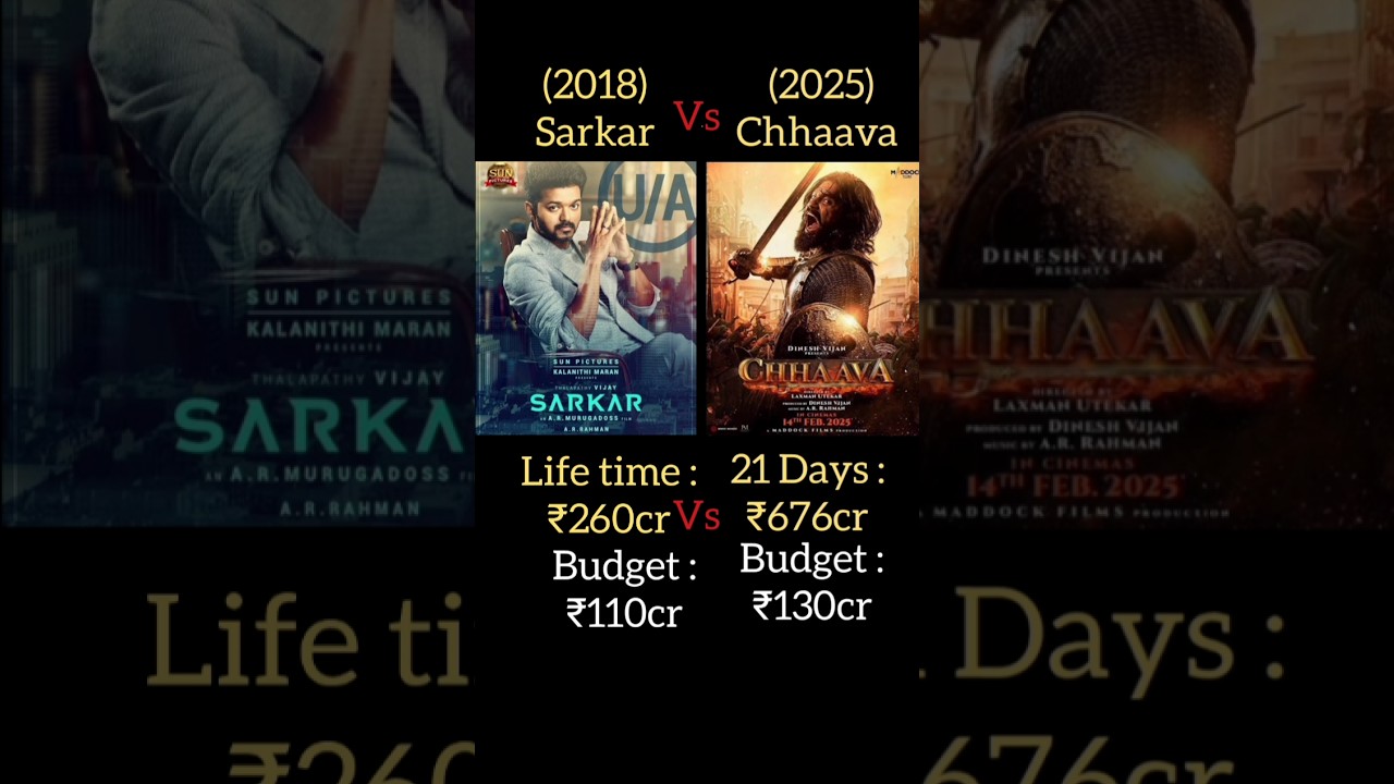 Chhaava Vs Sarkar Box office collection 