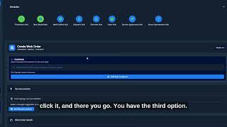 How to Create a Work Order