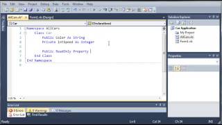 Visual Basic Tutorial   106   Car Part 1 Creating The Car Class ‏