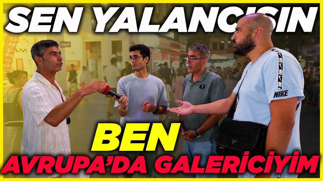 YALAN SÖYLEYEN GURBETÇİYE BAŞKA GURBETÇİ AYAR VERDİ! | Sokak Röportajları