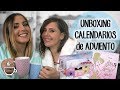 Unboxing de calendarios de adviento con mi hermana - ¡En bata y con sorteos!