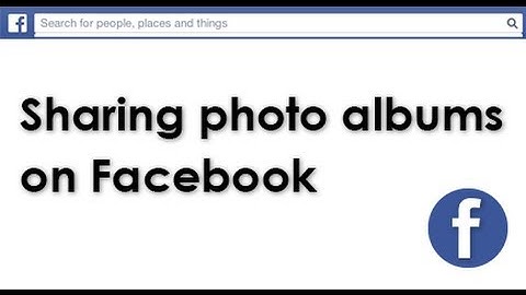 How to use Facebook shared photo albums