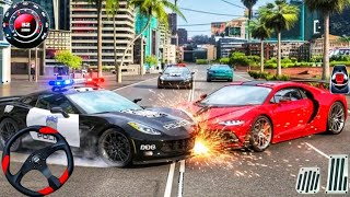 Real Cop Cars Driving Simulator 3D! Police Car Chase Multi-Storey Games 2025 Games Android Gameplay screenshot 5