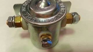 The Battery Contactor for Experimental AIrcraft