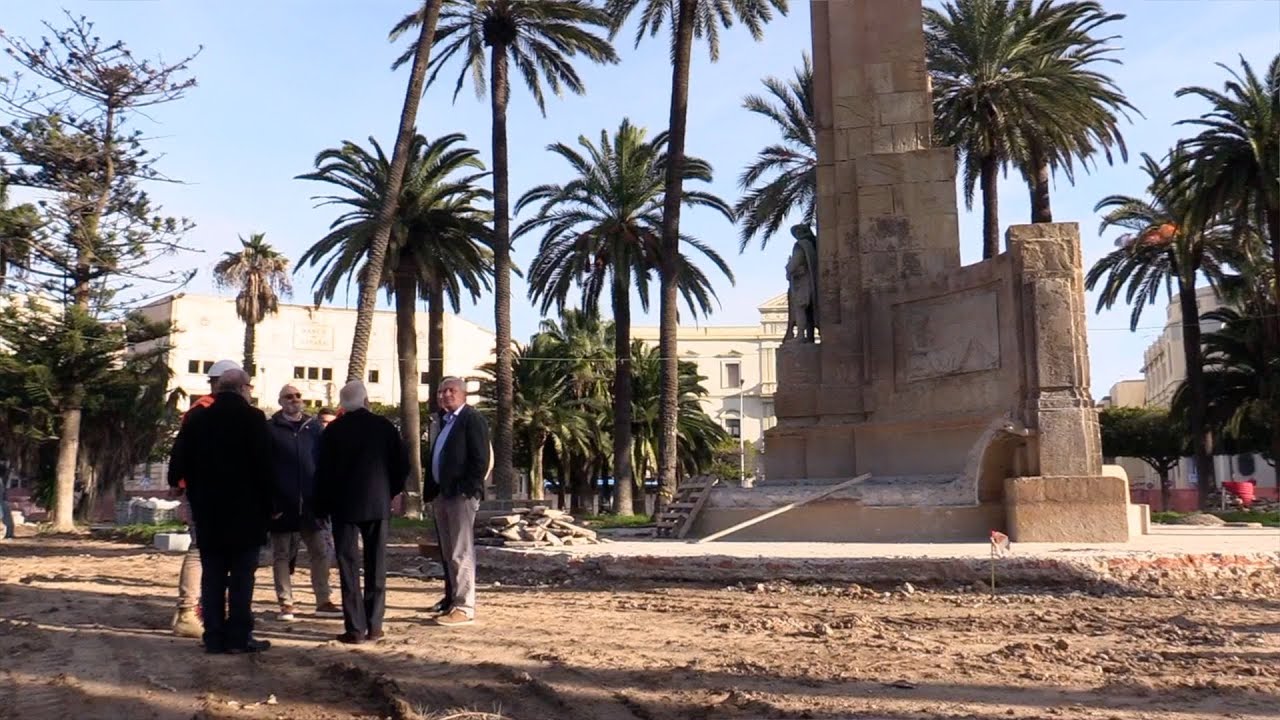La Plaza de España encara su recta final con la apertura parcial de aparcamientos en marzo