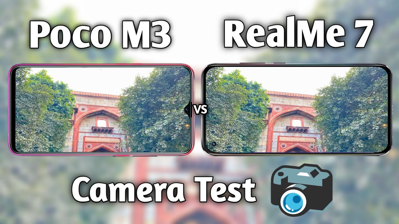 Poco M3 vs RealMe 7 Camera Test Comparison