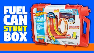 UNBOXING: Hot Wheels Fuel Can Stunt Box Track Builder Playset (New for 2022)