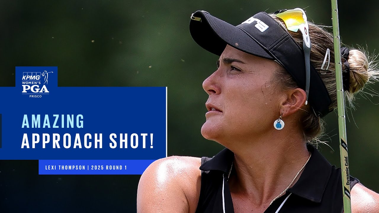 Lexi Thompson's Dart from 156 Yards Earns Birdie | 2025 KPMG Women's PGA Championship