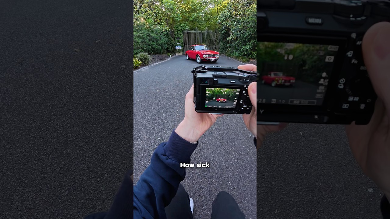 POV: You found a cool spot to shoot car photos (POV Car Photography - Sony a6700)