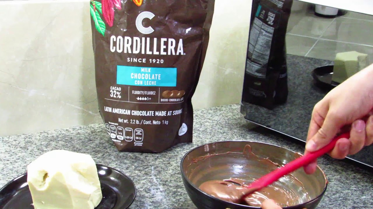 Atemperado de chocolate de leche