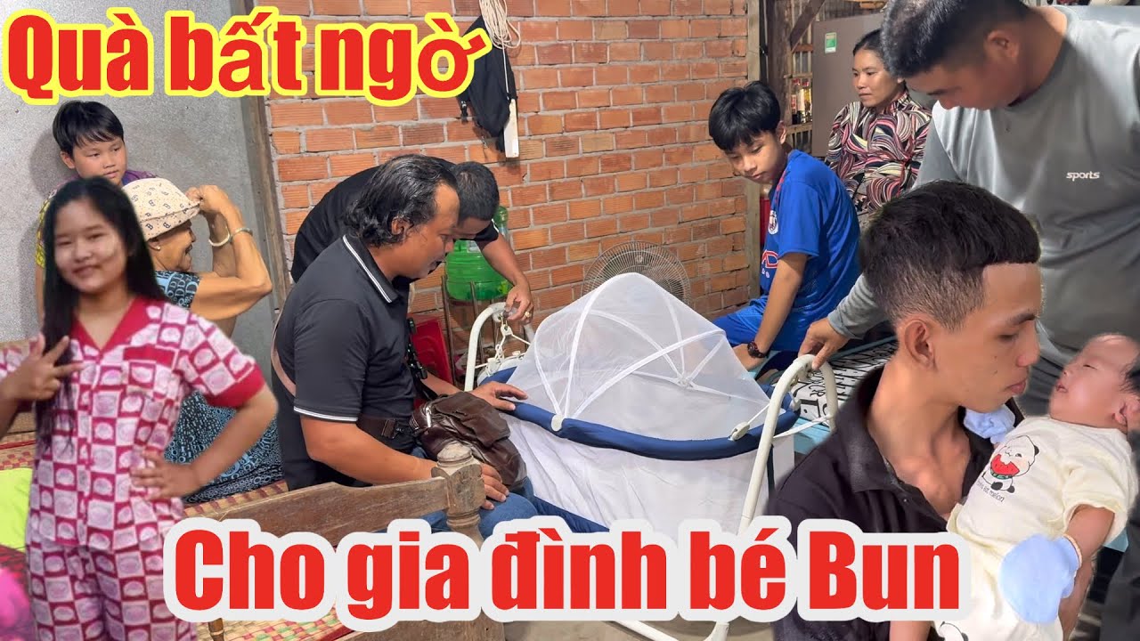 Bất ngờ gia đình bé Bun nhận tin vui từ phương xa