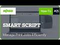 WAGO Smart Script #5 | Sending multiple print jobs to one or more Smart Printers