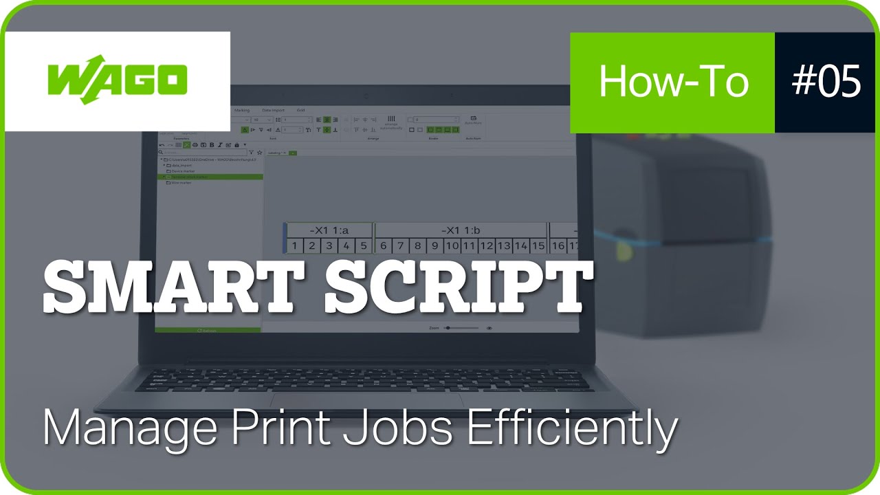 WAGO Smart Script #5 | Sending multiple print jobs to one or more Smart ...