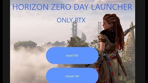 Install fsr3 mod in horizon forbidden west