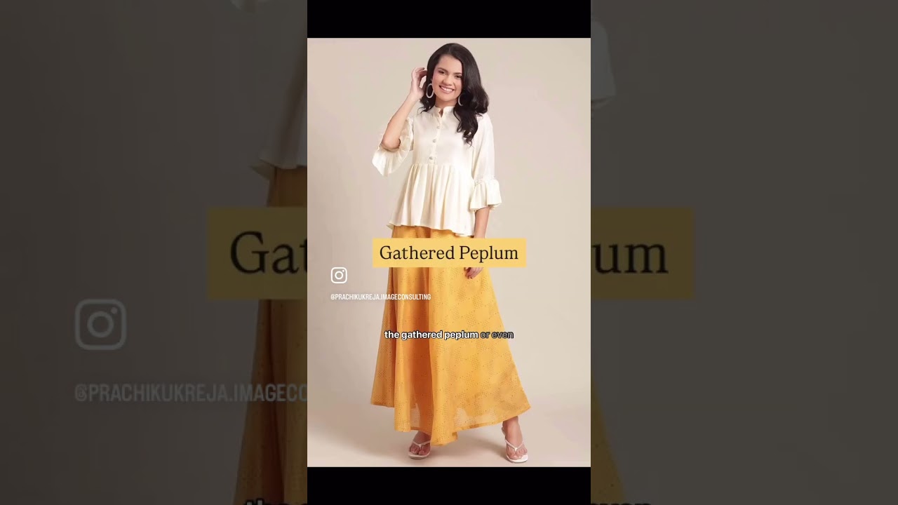 Tops to wear if you are conscious about belly fat! 