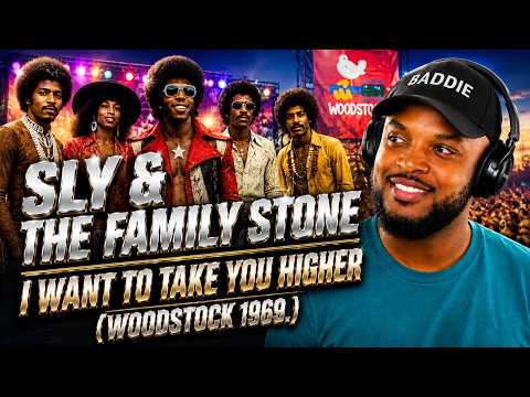Sly & The Family Stone - I Want To Take You Higher Woodstock 1969