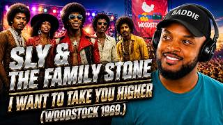 Sly & The Family Stone - I Want To Take You Higher Woodstock 1969
