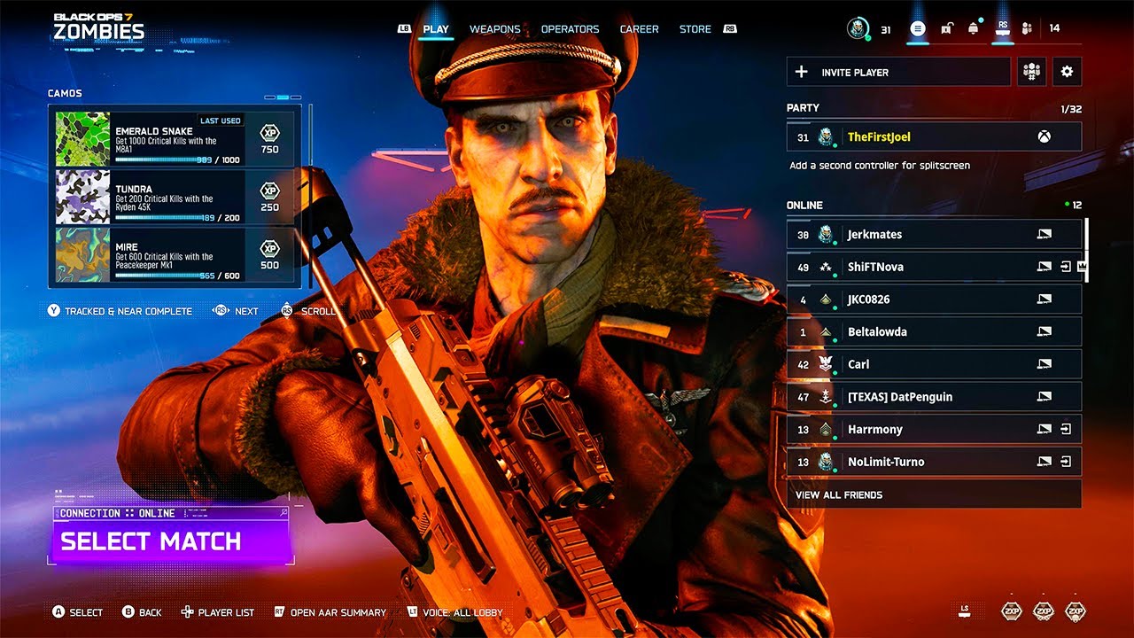 Call of Duty Black Ops 7 ZOMBIES Main Menu Theme - YouTube