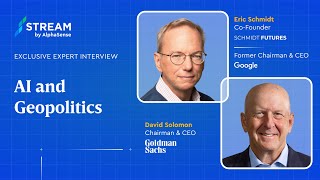 Eric Schmidt and David Solomon Discuss AI and Geopolitics | AlphaSense Expert Insights