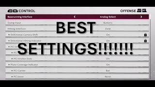 BEST SETTINGS FOR MLB THE SHOW 24! Hitting, pitching and camera views!