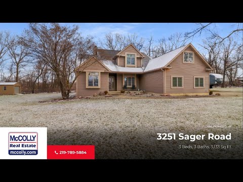 3251 Sager Road, Valparaiso, IN home video tour
