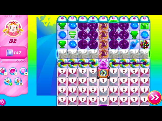 Candy Crush Saga Level 9823 - YouTube