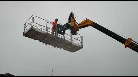JCB Telehandler With Remote Control Man Platform