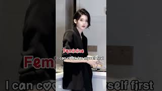 | differnt between girl and feminine 🤬#edting #song