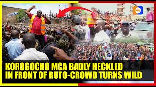 Shocking Humiliation Korogocho Mca Booed Before Ruto Sifuna Fallout Explodes In Odm Civil War