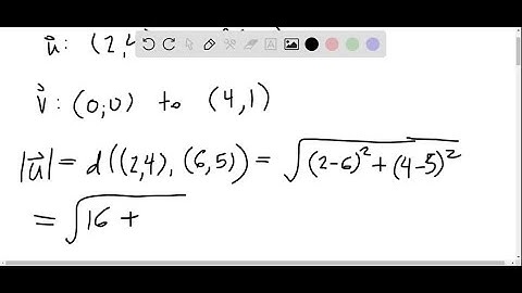 Showing That Two Vectors Are Equivalent In Exercises 11 and 12, show that u and v are equivalent.