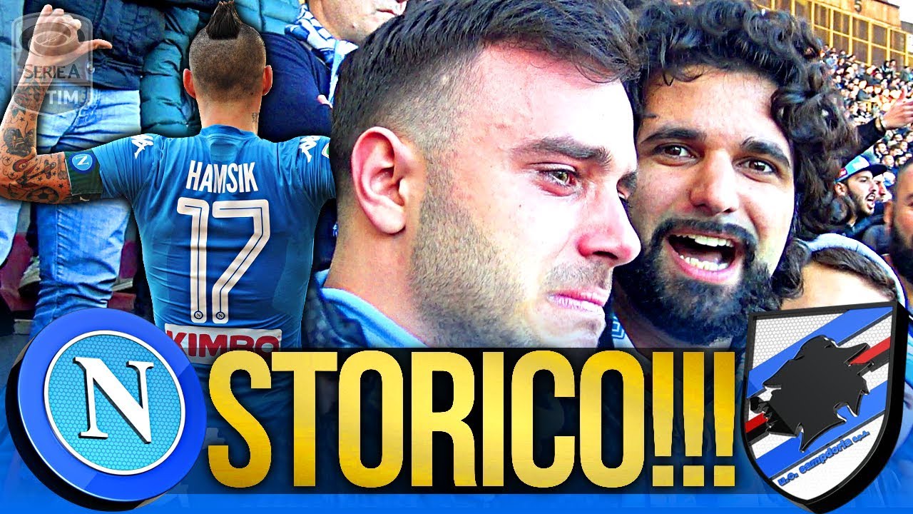 NAPOLI 3-2 SAMPDORIA | STORICO!!! LIVE REACTION GOL CURVA B HD reazione di neutralizzazione