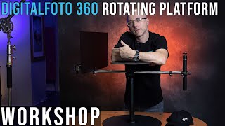 DigitalFoto 360 Rotating Platform Workshop plus lighting techniques bonus for you.