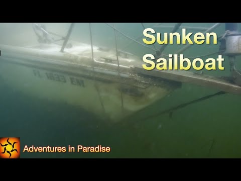 Exploring a Sailboat Wreck and New Dinghy. EP86