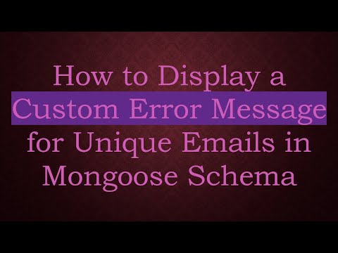 How to Display