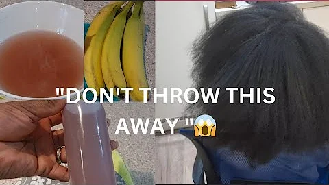 Don't Throw Away Banana Peels! Here's How to Use Them for Healthy Hair