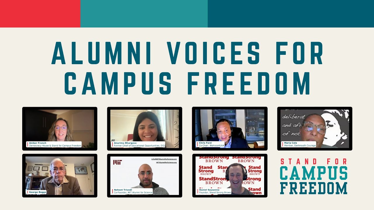 Alumni Voices for Campus Freedom: 10/14/2025 Webinar Recording | Stand for Campus Freedom