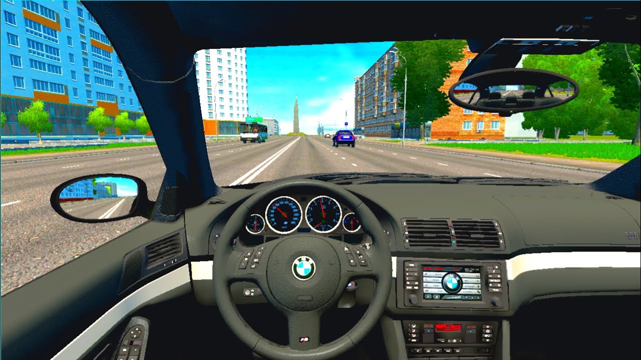 City Car Driving BMW M5 E39 | Fast driving - YouTube