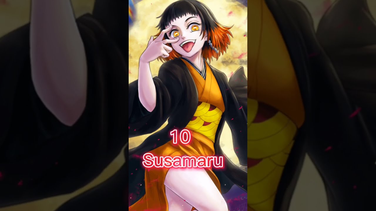 Top 12 Most Strongest Female Characters In Demon Slayer Anime Kny Edit Ytshorts