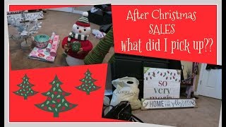 After christmas sales + a target and kirkland's haul | december 2017