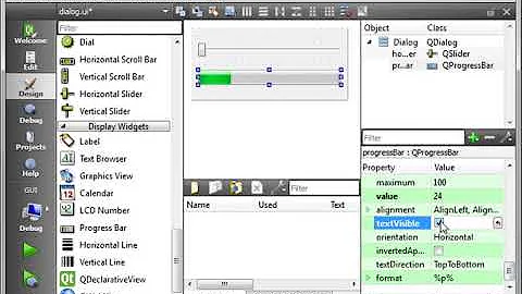 C++ Qt 24   QSlider and QProgressBar
