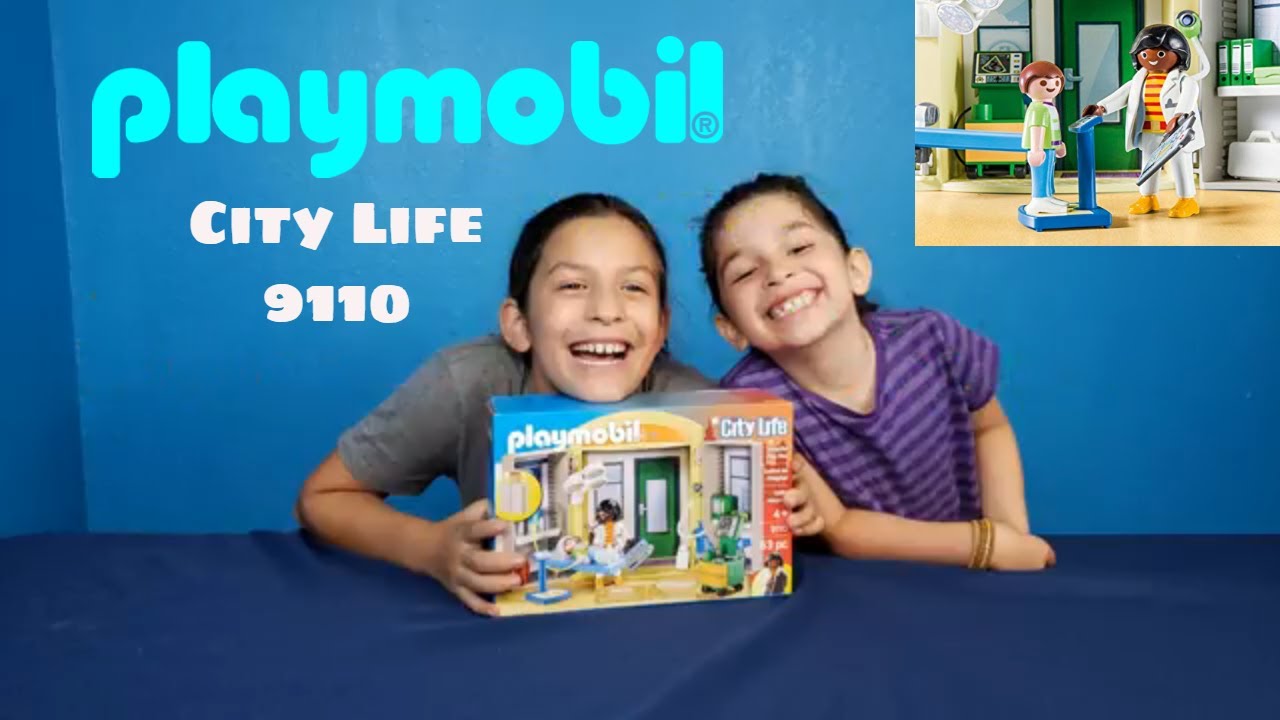 playmobil hospital play box