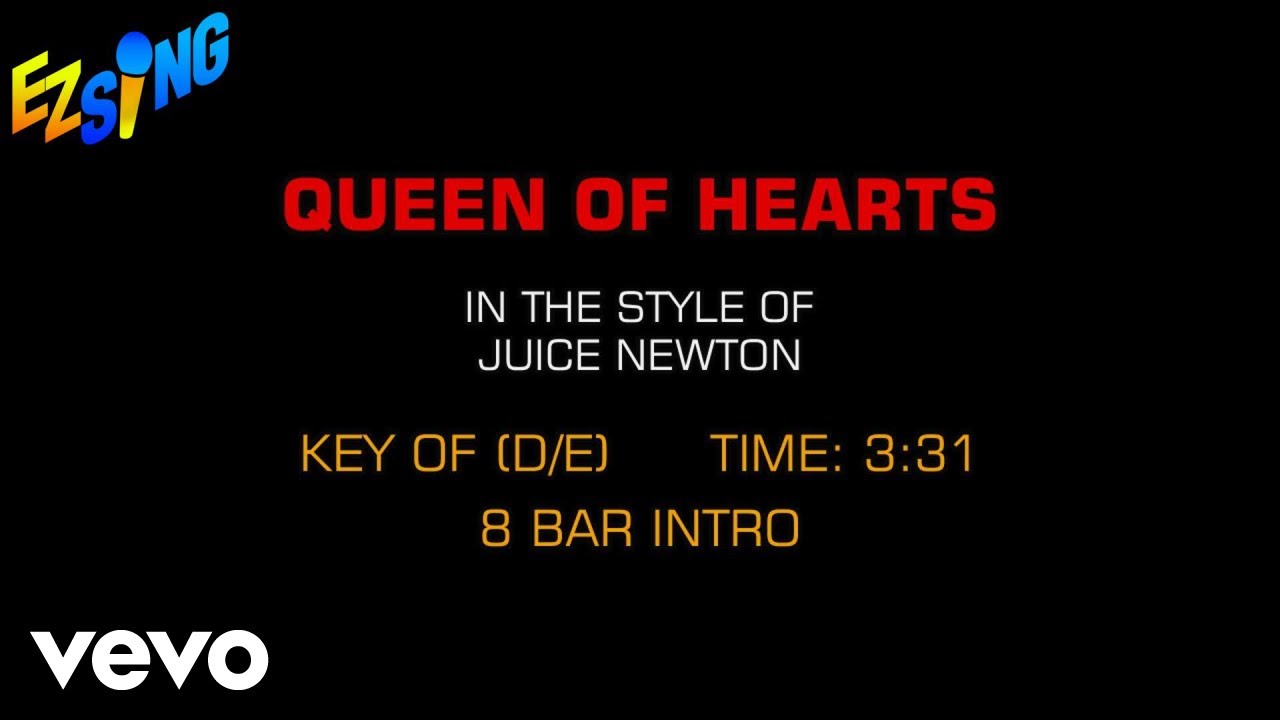 Juice Newton Queen Of Hearts (Karaoke) YouTube Music